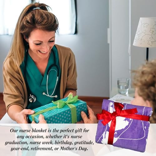 Ultra-Soft Nurse Fleece Throw Blanket 50x60