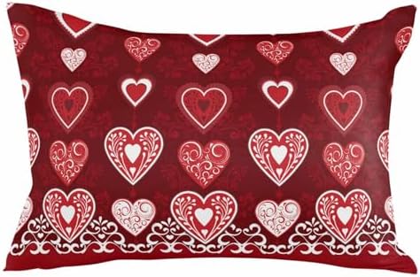 Waterproof Pillow Protector 2 Pack with Heart Design