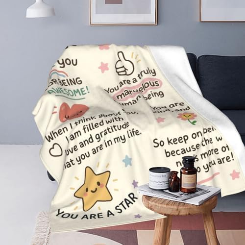 Appreciation Blanket 50x40 - Thank You Gift for Gratitude