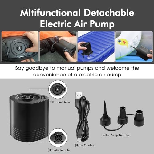 Luxchoice 9-Inch Air Mattress with USB Pump