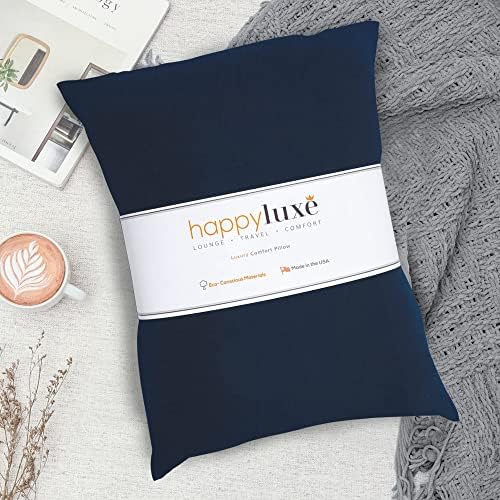Happyluxe Odyssey Travel Pillow - Soft Lightweight Made in USA