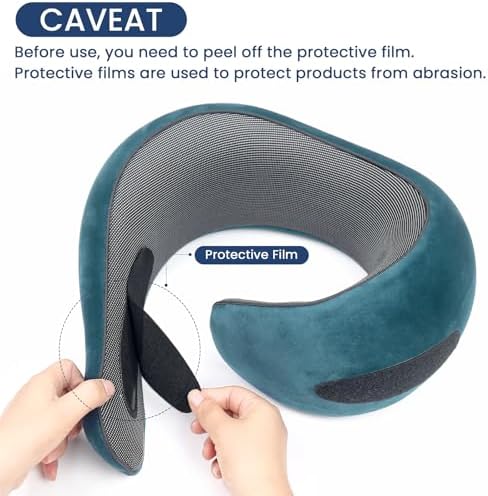 Travel Pillow with Adjustable Memory Foam Support