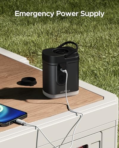 ACACIA Air Pump with 4000mAh Battery and 3-Level Light