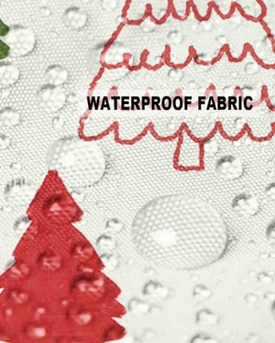 Waterproof Pillow Protector 2 Pack Christmas Tree Pattern