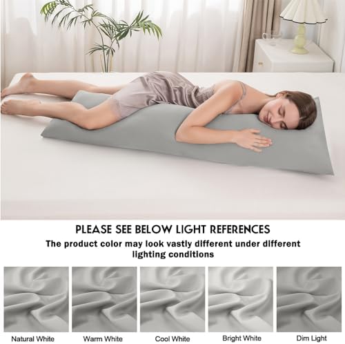 JamRest Body Pillowcase with Zipper Cooling Viscose from Bamboo