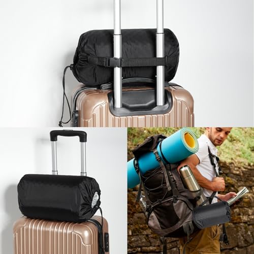 Crisonky Travel Pillow with Carry Bag and Cooling Fabric