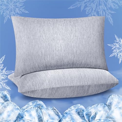 Fittia Cooling Pillow Cases for Hot Sleepers 2 Pack