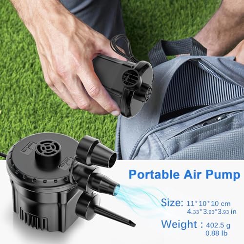 HUGERSTONE Electric Air Pump for Pool Inflatables