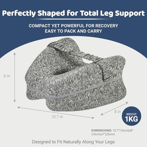 Cooling Memory Foam Knee Pillow for Side Sleepers