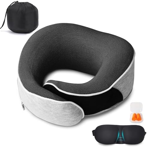 MILADO Adjustable Travel Pillow 12-18 Light Grey