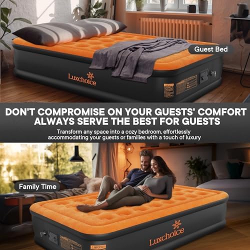 Luxchoice Air Mattress with Built-in Pump