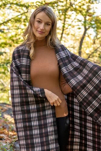 Trail Maker 50x60 Plaid Fleece Throw Blanket