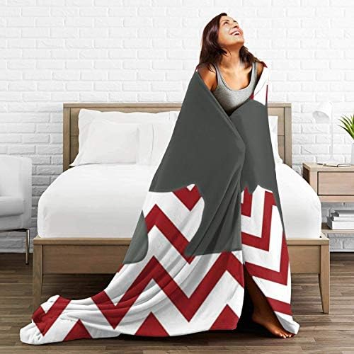 Modern Flannel Fleece Throw Blanket - 80x60 Inch