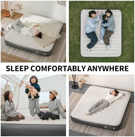 Naturehike Compact King Air Mattress with Built-in Pump