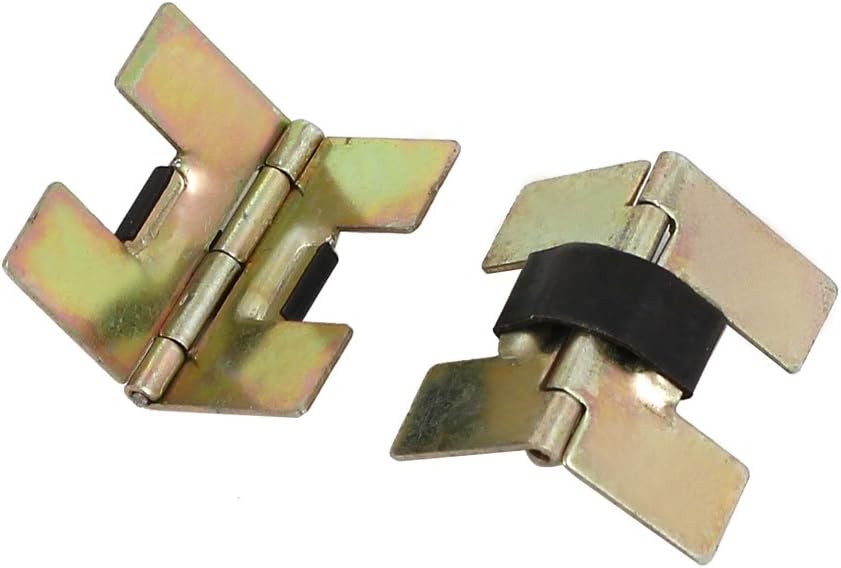 AexitFurniture Jewelry Gate Hardware Case Gift Box Spring Hinges Bronze Black
