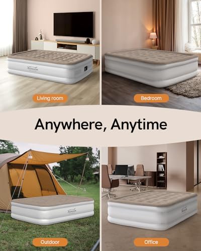 NatraCalm Air Mattress Full with Built in Pump