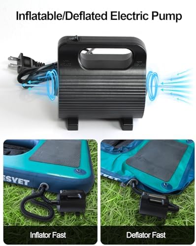 Adjustable Electric Air Pump 400W600W for Mattresses and Pool Floats