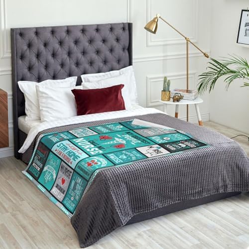 Nurse Appreciation Blanket 60X50 - Best Nurse Ever Gift