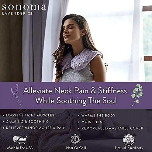 Sonoma Lavender Eucalyptus Heatable Neck Pillow