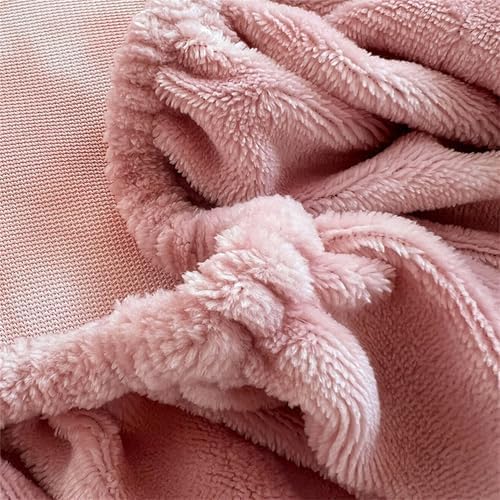 Velvet Fitted Sheet Set with Two Pillowcases for Queen Bed