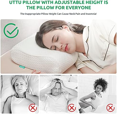 UTTU Adjustable Cervical Pillow for Neck Pain Relief