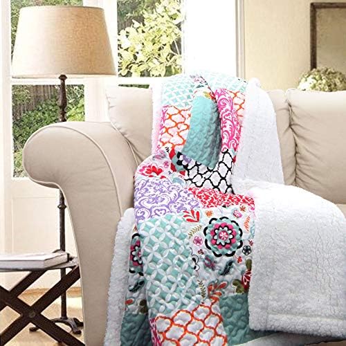 Lush Decor Brookdale Reversible Throw - 60 x 50