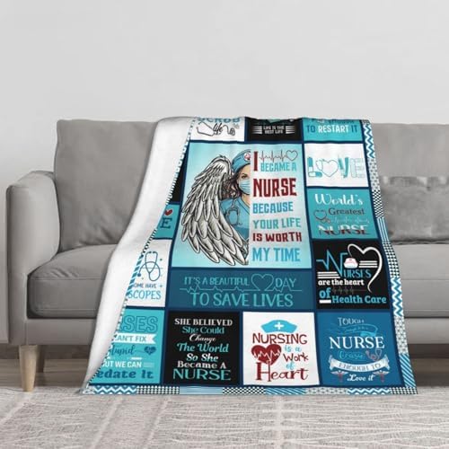 Nurse Appreciation Throw 60x50 Cool Gift for Nurses Week
