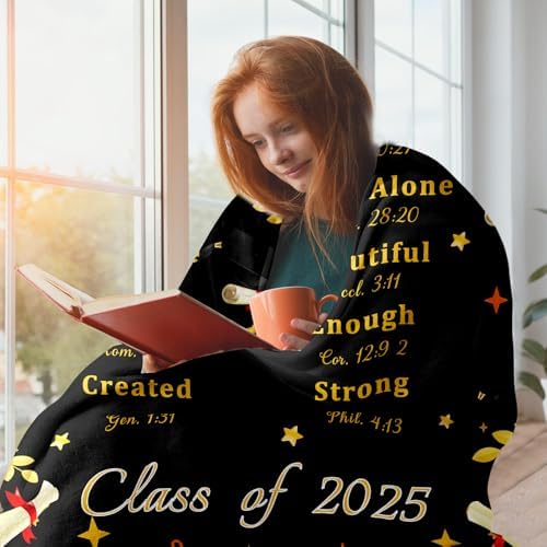 Class of 2025 Graduation Throw Blanket