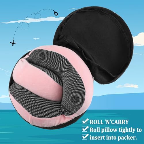 Yeyeplum Travel Neck Pillow Bag with Quick Release Clasp