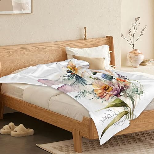Gearsly Dragonfly Throw Blanket 50x60 Inches