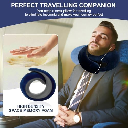 Memory Foam Travel Pillow for Neck Support