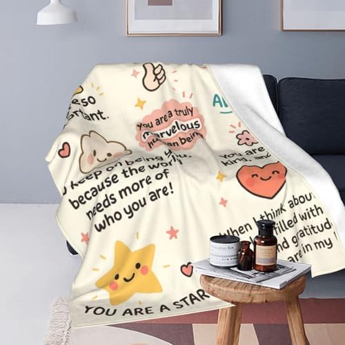 Appreciation Blanket 50x40 Gratitude Throw for Friends and Family
