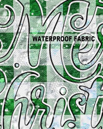 Waterproof Pillow Protector 2 Pack - Forest Green White Plaid