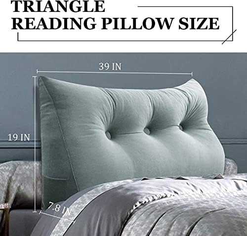 Homecozy Wedge Pillow for Reading and Back Support