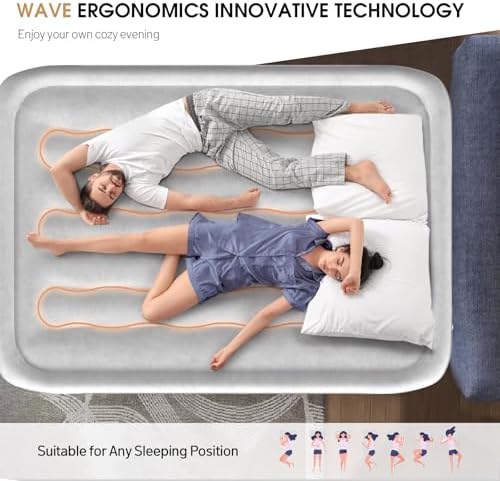 DIVON Full Air Mattress with Built-in Pump 660lbs