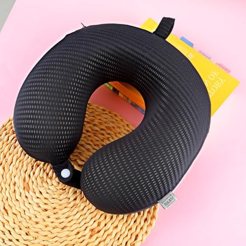 Gjinxi U-Shape Neck Pillow Cover - Washable Travel Pillow Case for Airplane