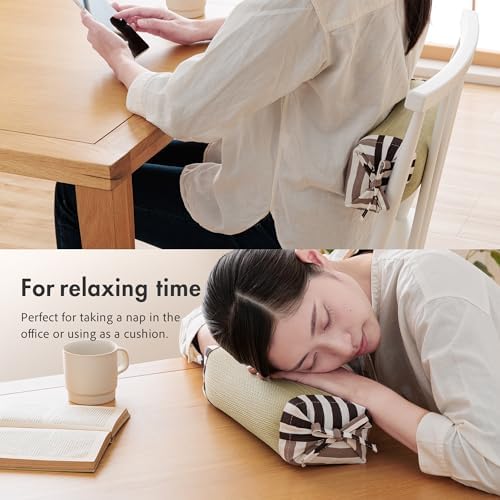 NAJIMI Igusa Pillow - Charcoal Brown Traditional Design