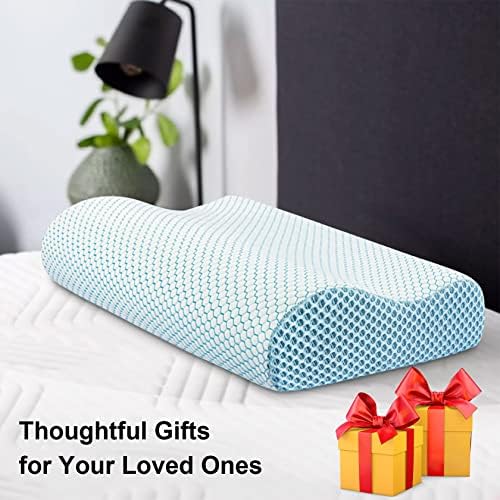 Anvo Memory Foam Pillow for Neck Shoulder Pain Relief