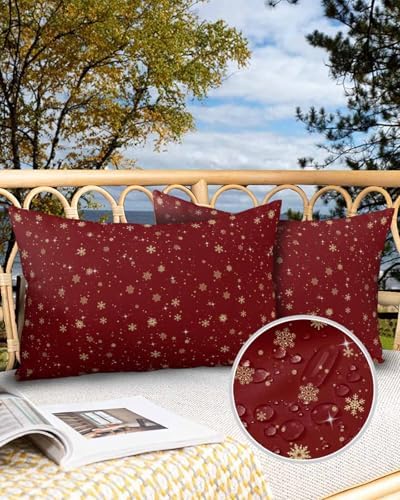 Waterproof Pillow Protectors 2 Pack with Zipper Design