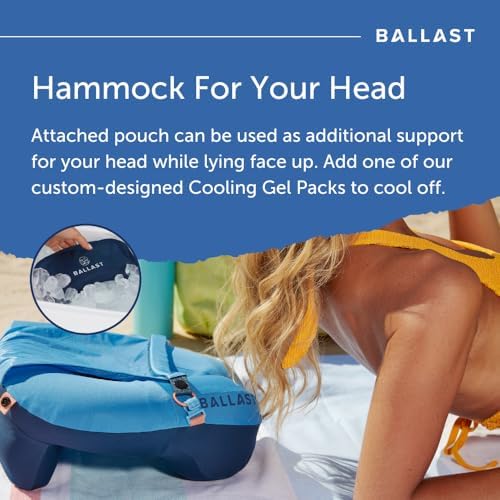 Ballast Travel Pillow PRO Ocean Blue