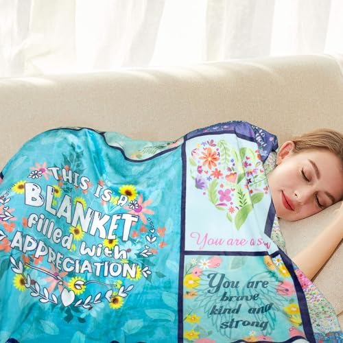 Akoigun Thank You Blanket for Women 60x50 Inches 1