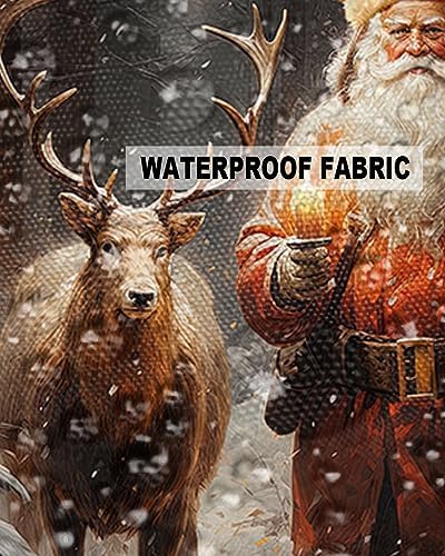 Waterproof Pillow Protector 2 Pack with Zipper Deer Design
