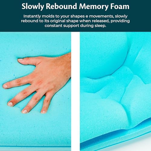 Flowen Memory Foam Cervical Pillow for Neck and Shoulder Support