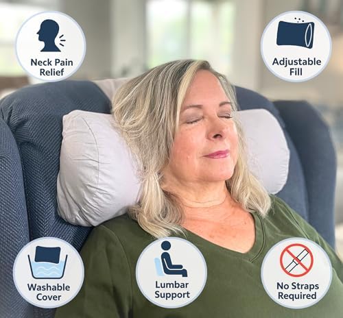 EOT Wellness Recliner Pillow for Neck and Lumbar Support