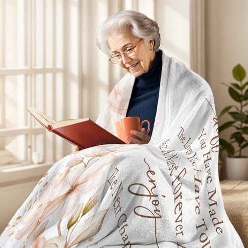 Nurse Retirement Blanket 50x60 Flannel Throw
