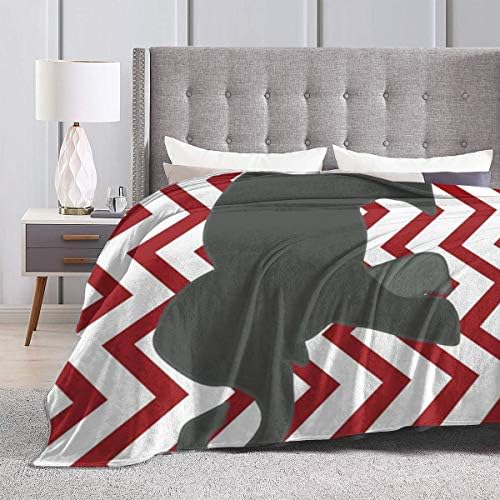 Modern Flannel Fleece Throw Blanket - 80x60 Inch