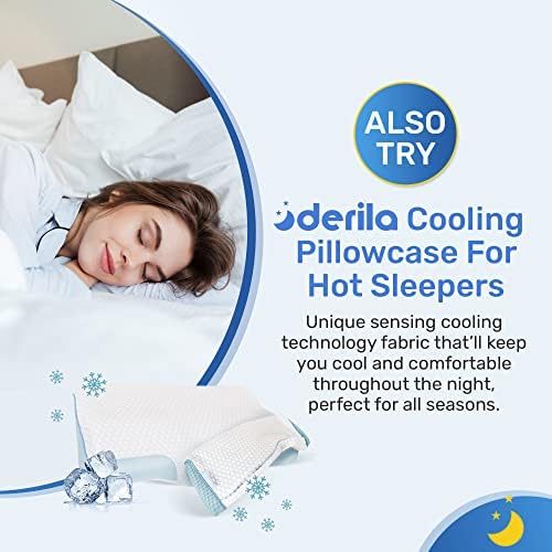 Derila Pillowcase for Memory Foam Pillow