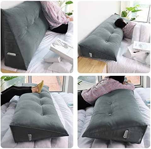 Homecozy Wedge Pillow for Reading and Back Support
