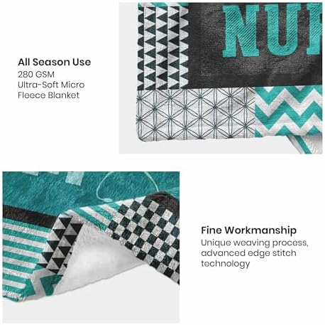 Nurse Appreciation Blanket 60X50 - Best Nurse Ever Gift
