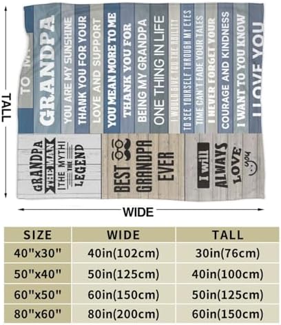Grandpa Ever Blanket 60x50 for Bedding Sofa